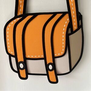 2D Jump From Paper Illusion bag women